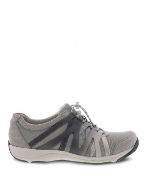 Dansko Henriette Suede Women Sneakers Grey | CA 3807HAL