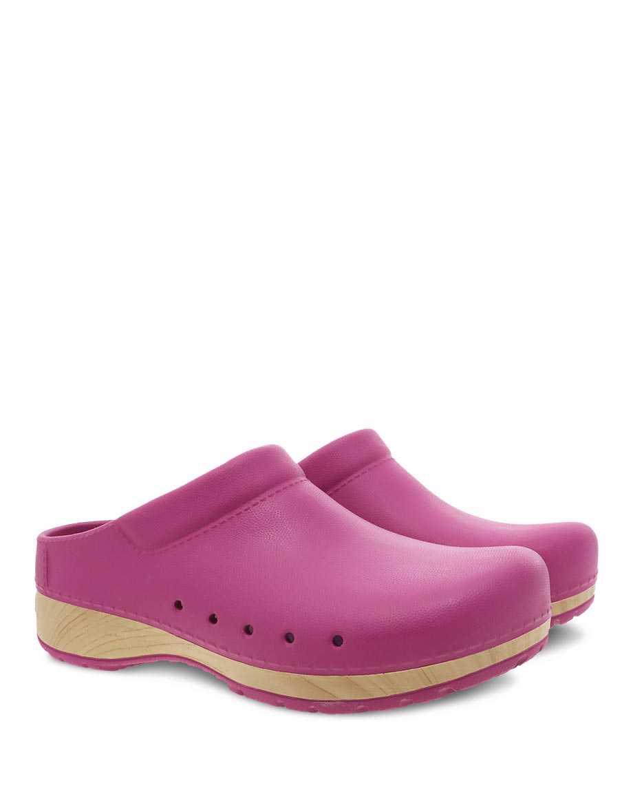 Dansko Kane Molded Women Clogs Pink | CA 3575OKE