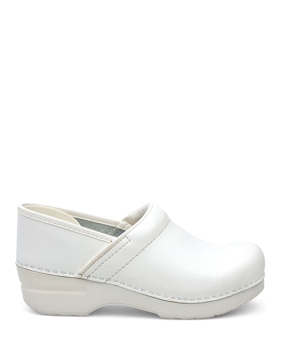 Dansko Professional Box Men Clogs White | CA 3526YXI